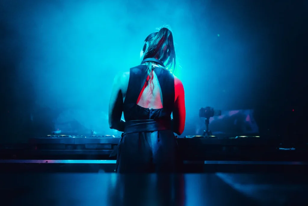 Andrømeda performing at the official festival afterparty in Barcelona